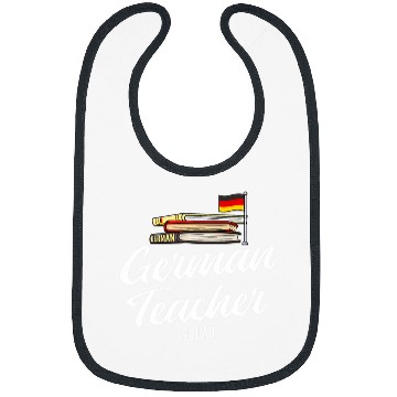 Discover German Teacher Germany Flag Language Lesson Student 9 Bibs