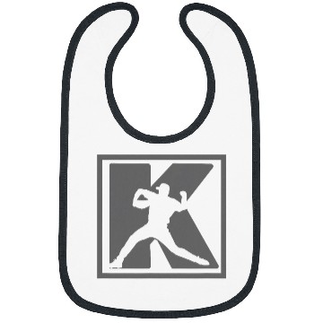 Discover Sport Baseball Pitcher Strikeout K Pitching Design Baseball Saying 2 Bibs