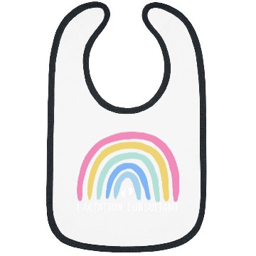 Discover Rainbow Lactation Consultant Breastfeeding Specialist Bibs