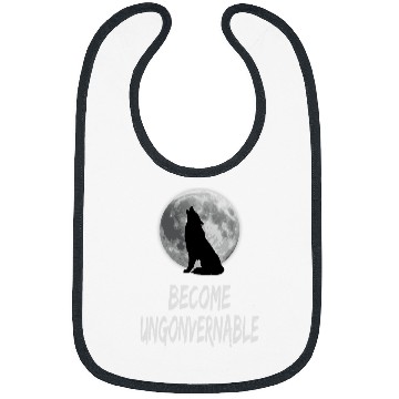 Discover Coyote Mammal Become Ungovernable wolfs Howling at Moon Bibs