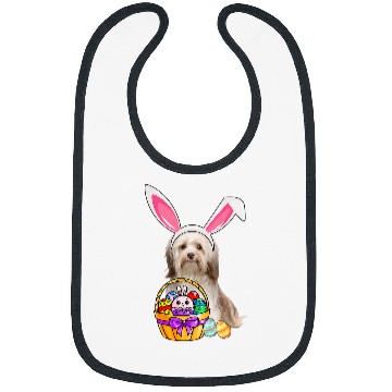 Discover Havanese Pet Easter Egg Funny Havanese Easter Bibs