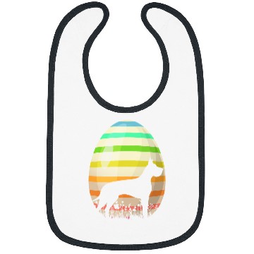 Discover Great Dane Pet Funny Easter Egg Lover vintages Style Great Dane Dog Easter Bibs