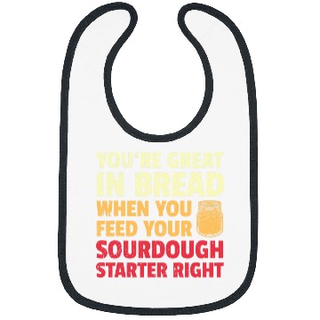 Discover Funny Baker Joke Baking Sourdough Bread Baker Bibs