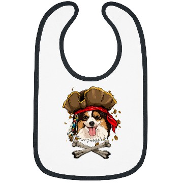 Discover Papillon Pet Pirate Jolly Roger Flag Crossbones Bibs