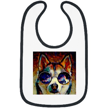 Discover Husky Pet CUTE ALWAYS HUSKY Bibs