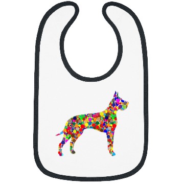 Discover Great Dane Pet Colorful Polka Dot Great Dane International Dot Day Bibs