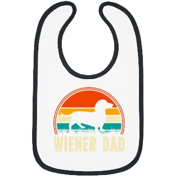 Discover Dachshund Pet Weiner Dog Wiener Dog Dad Bibs