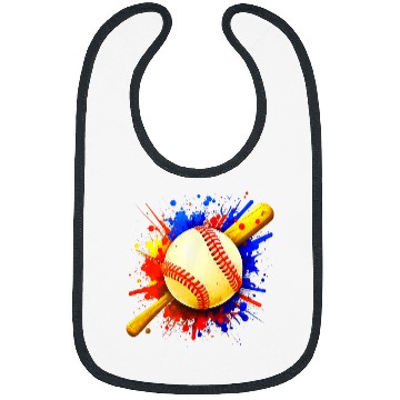 Discover Sport Baseball And Bat Splat Bibs
