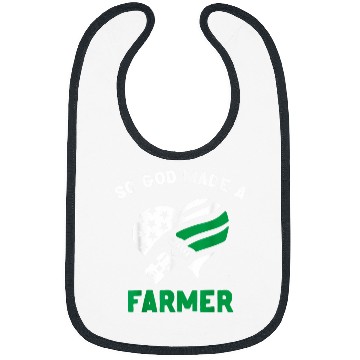 Discover So God Made A Farmer Farming Farmer Bibs