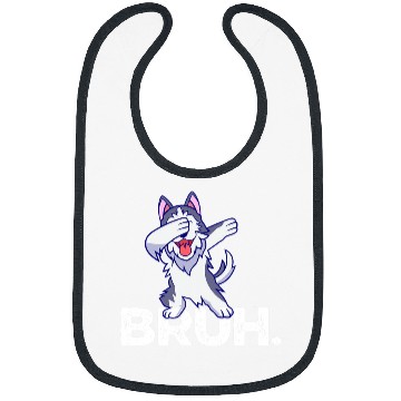 Discover Husky Pet Goldendoodle Mom BRUH Husky Doodle Dog Lovers Dad BRUH Bibs