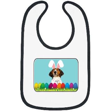 Discover Coonhound Pet Treeing Walker Coonhound w Bunny Ears Bibs