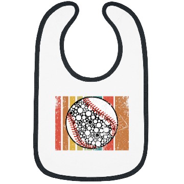 Discover Sport Baseball Happy Dot Day Bibs