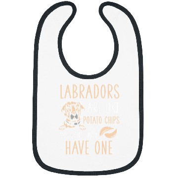 Discover Labrador Pet are like potato chips Bibs