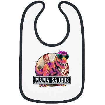 Discover Sport Softball Mamasaurus mothers day Bibs