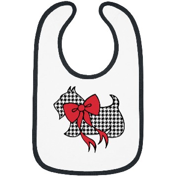 Discover Scottish Terrier Pet Christmas Houndstooth Bibs