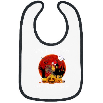 Discover Farmer Wicked Chickens Lay Deviled Eggs Halloween Pumpkin Bibs
