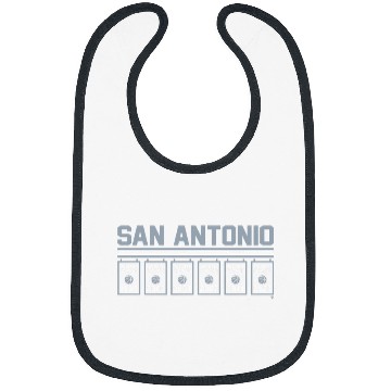Discover Sport Basketball Banners San Antonio Bibs