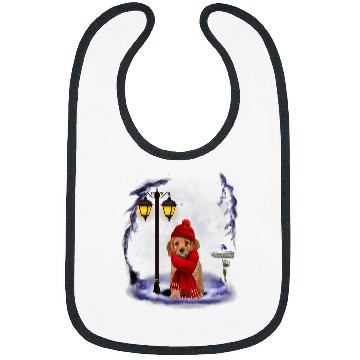 Discover Cavapoo Pet Santa Snow Christmas Light Winter Pajama Bibs