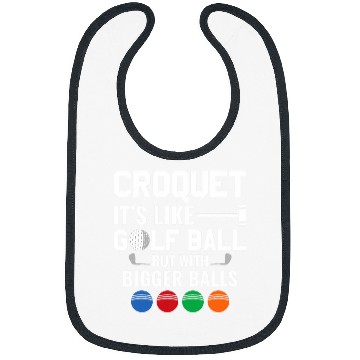 Discover Sport Croquet Like Golf Ball But With Bigger Balls Croquet Player Bibs