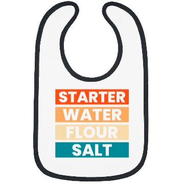 Discover Starter Water Flour Salt Sourdough Starter Baker Bread 1 Bibs