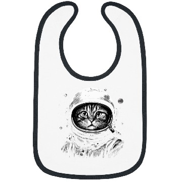 Discover Astronaut Cat Funny Cat Lovers Space Cat Astr Bibs