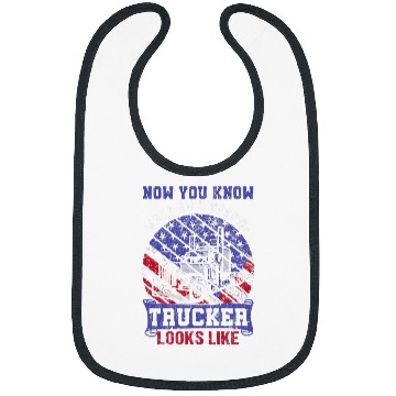 Discover Awesome Trucker Big Rig SemiTrailer Truck Driver Gift 5 Bibs