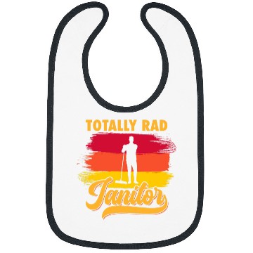 Discover Funny Janitor Custodian Awesome vintages 21 Bibs