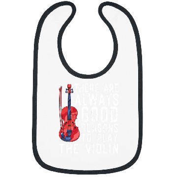 Discover Funny Violin Musical Instrument Funny Violinist Orchestra Musician Violin 2 Bibs