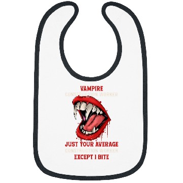 Discover Vampire Construction Worker Halloween Foreman Scary Mason Bibs