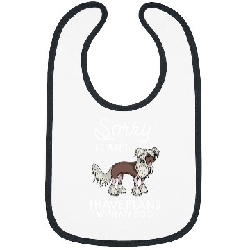 Discover Chinese Crested Pet Powderpuff Dog Puppies Owner Lover 1 Bibs