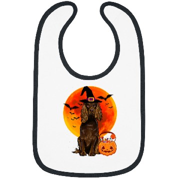 Discover Boykin Spaniel Pet Dog Halloween Boykin Spaniel Jack O Lantern Pumpkin Bibs