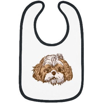 Discover Shih Tzu Pet Face Bibs
