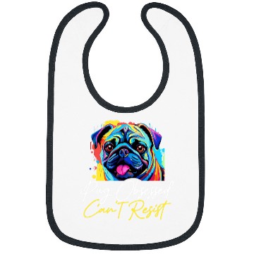 Discover Pug Pet Breed Pet 2Pug Obsessed Cant Resist Bibs