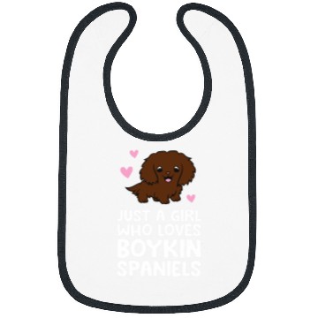 Discover Boykin Spaniel Pet Just A Girl Who Loves Boykin Spaniels Bibs