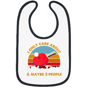 Discover Sport Ping Pong Retro Style Sunset Bibs