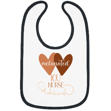 Discover Melanated ICU nurses Week Intensive Care Unit Appreciation Bibs