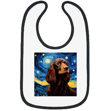 Discover Boykin Spaniel Pet Starry Night For Dog Mom Dog Dad 2 Bibs