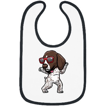 Discover German Shorthaired Pet Dancing German Shorthaired Pointer Dog Deutscher 3 Bibs