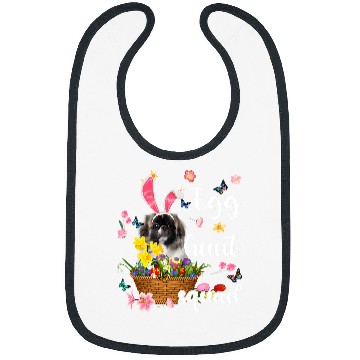 Discover Pekingese Pet Happy Easter Day Easter Colorful Egg Hunt Bibs