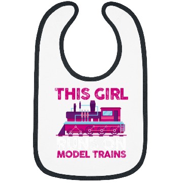 Discover Railway Locomotive Model Train RC Railroad Pilot 24 Bibs