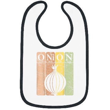 Discover Onion Periodic Table Elements Vegetables Farmer Retro 29 Bibs