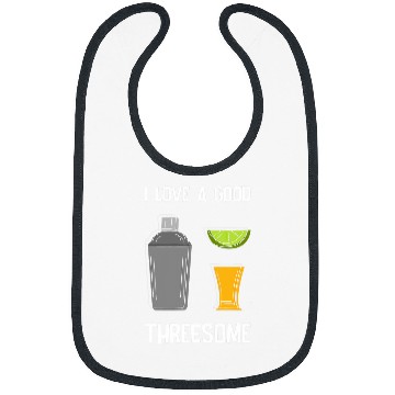 Discover Threesome Bartender Tequila Drinking Bibs