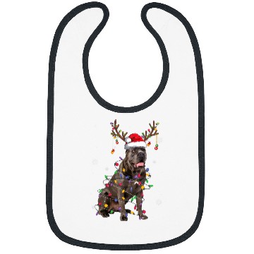 Discover Cane Corso Pet Christmas Light Reindeer For Bibs