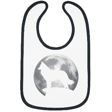 Discover Belgian Shepherd Pet Eclipse Full Moon Halloween Costume Bibs