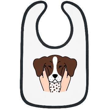 Discover German Shorthaired Pet Chubby Cheeks Funny Bibs