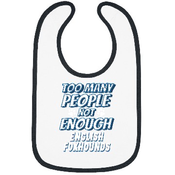 Discover Foxhound Pet Breed Dog Owner Funny Bibs