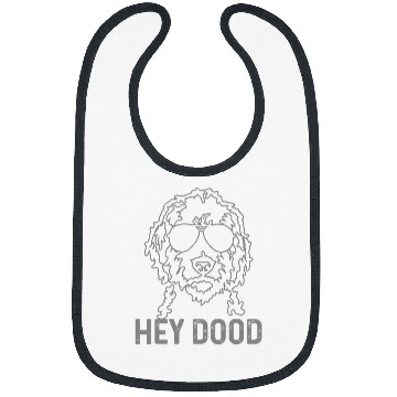 Discover Goldendoodle Pet Hey Dood Funny Labradoodle Goldendoodle Bibs