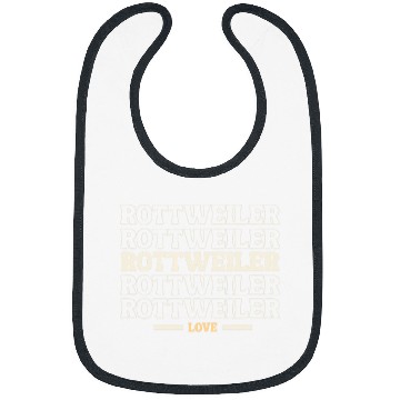 Discover Rottweiler Pet vintages Rottweiler multi line Bibs