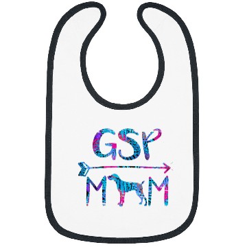 Discover German Shorthaired Pet Womens German Shorthair Pointer Funny GSP Mom Bibs