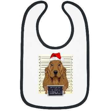 Discover Cocker Spaniel Pet Dear Santa I Can Explain Funny Christmas Bibs